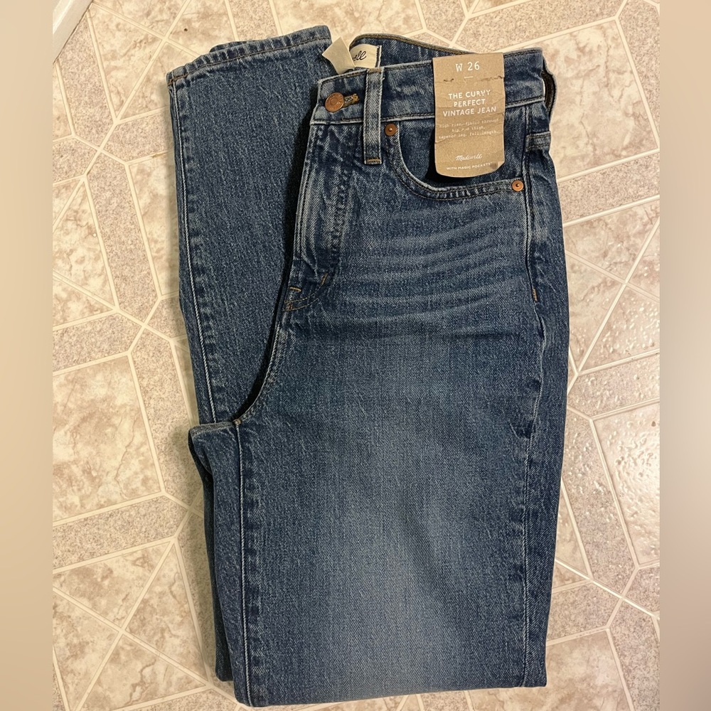 Madewell The Curvy Perfect Jean, NWT, 27